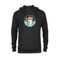 thumbnail image 1 of Star Wars The Mandalorian Grogu Loaded with Presents Holiday - Pullover Hoodie for Adults - Customized-Black, 1 of 5
