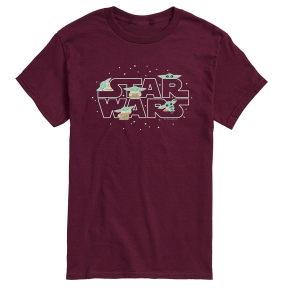 Star Wars - The Mandalorian Grogu Logo - Men's Short Sleeve Graphic T-Shirt