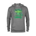 thumbnail image 1 of Star Wars The Mandalorian Grogu Luckiest in the Galaxy - Pullover Hoodie for Adults - Customized-Graphite Heather, 1 of 5