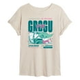 thumbnail image 1 of Star Wars - The Mandalorian Grogu Manga  - Womens Oversized Graphic T-Shirt, 1 of 5