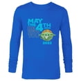 thumbnail image 1 of Star Wars The Mandalorian Grogu May the 4th Be With You 2022 - Long Sleeve T-Shirt for Men - Customized-Navy, 1 of 5