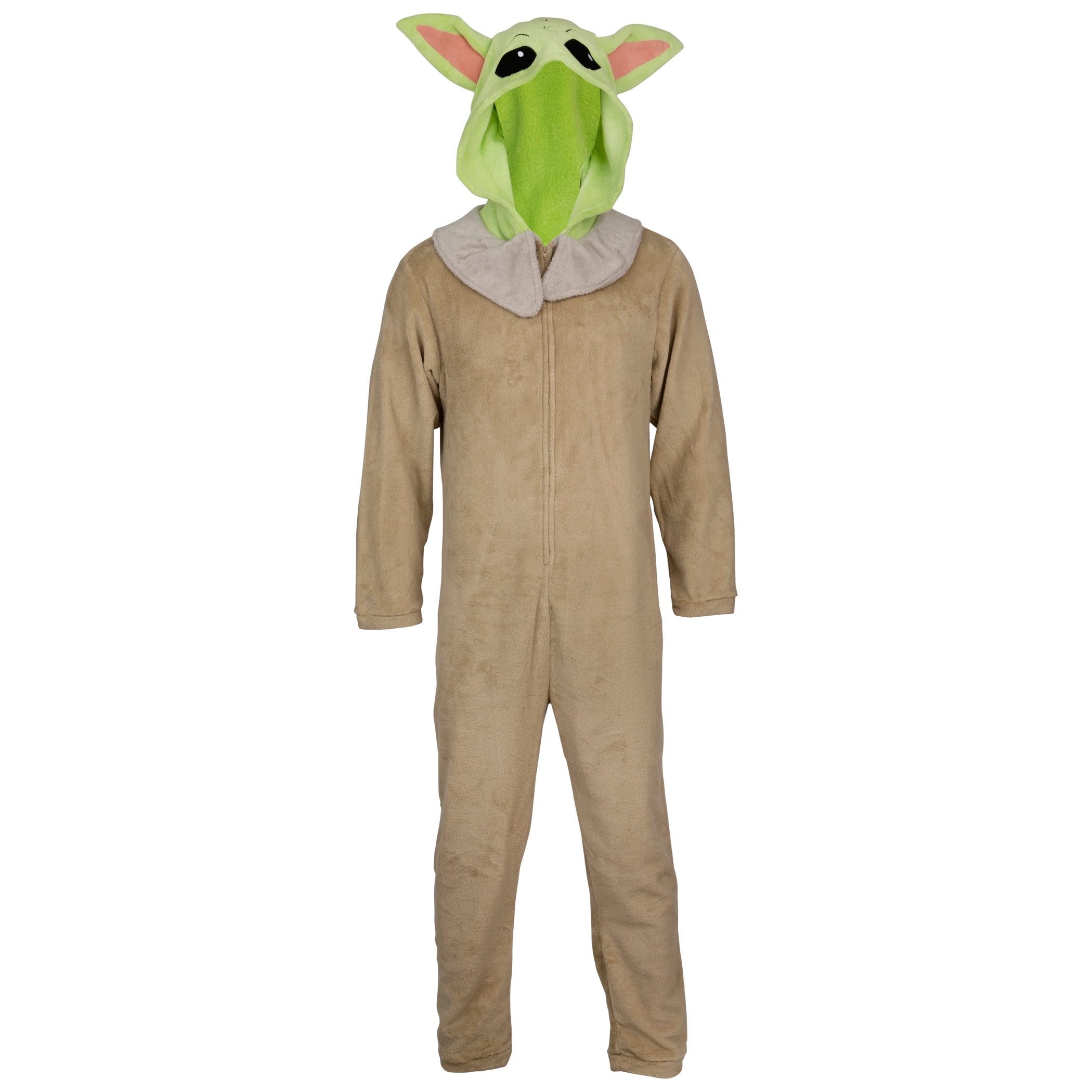 STAR WARS Baby Boys and Toddler Boys Baby Yoda Costume – Long-Sleeve Hooded  Jumpsuit – Baby Yoda Halloween Costume
