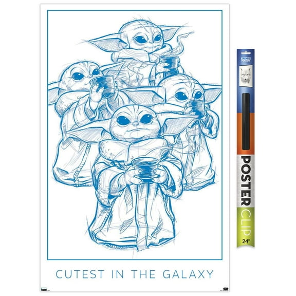 Star Wars: The Mandalorian: Grogu Moments - Cutest Wall Poster, 22.375" x 34"