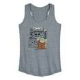 thumbnail image 1 of Star Wars - The Mandalorian Grogu Panels - Wo Men's Racerback Graphic Tank Top, 1 of 4