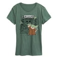 thumbnail image 1 of Star Wars - The Mandalorian Grogu Panels  - Wo Men's Short Sleeve Graphic T-Shirt, 1 of 4