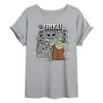 thumbnail image 1 of Star Wars - The Mandalorian Grogu Panels  - Womens Oversized Graphic T-Shirt, 1 of 5