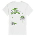 thumbnail image 1 of Star Wars - The Mandalorian Grogu Patches - Men's Short Sleeve Graphic T-Shirt, 1 of 4