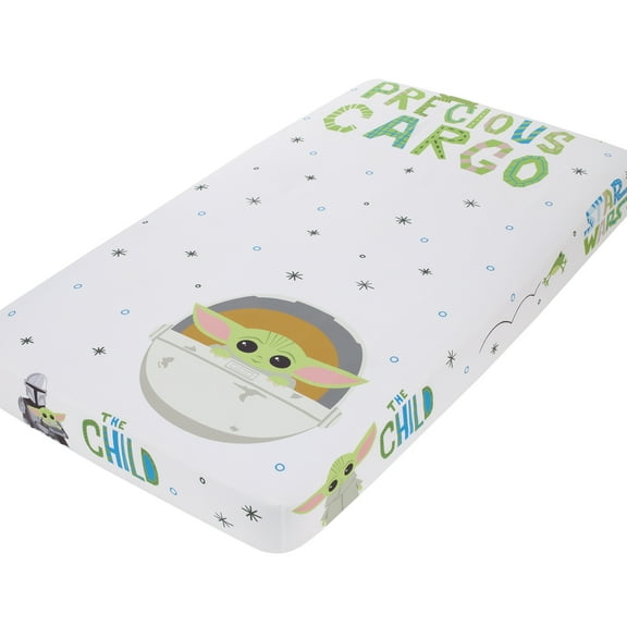 Star Wars The Mandalorian Grogu Photo Op Fitted Crib Sheet