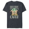 thumbnail image 1 of Star Wars The Mandalorian Grogu Precious Cargo Cute - Short Sleeve Blended T-Shirt for Adults - Customized-Navy Heather, 1 of 5