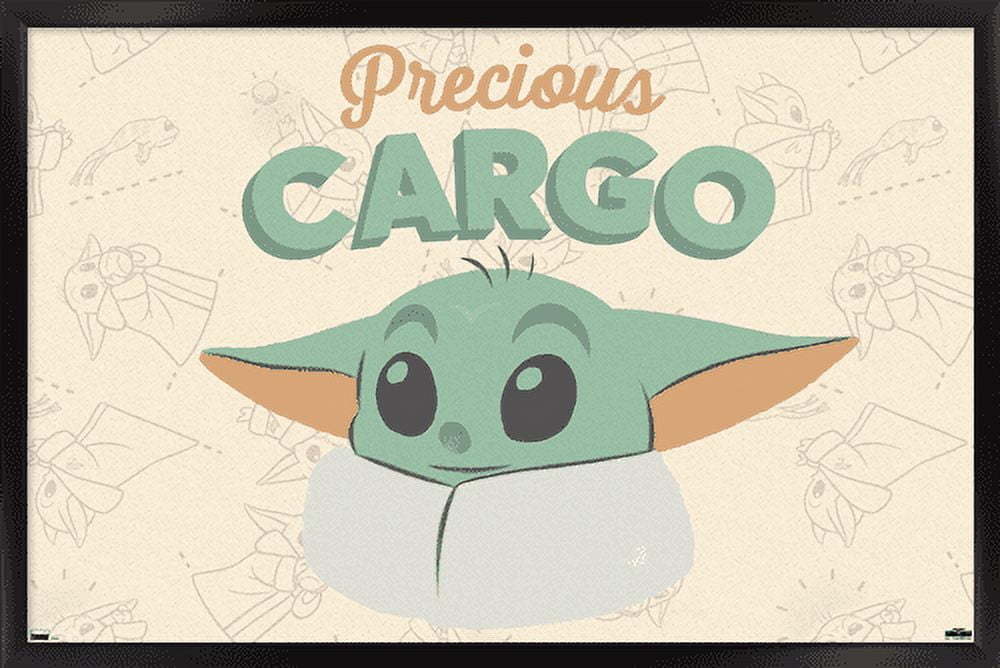 Star Wars Poster Like Grogu Kaos Pria