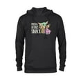 thumbnail image 1 of Star Wars The Mandalorian Grogu Protect Attack Snack Chowder - Pullover Hoodie for Adults - Customized-Black, 1 of 5