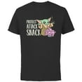 thumbnail image 1 of Star Wars The Mandalorian Grogu Protect Attack Snack Chowder - Short Sleeve Cotton T-Shirt for Adults - Customized-Black, 1 of 5