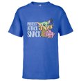 thumbnail image 1 of Star Wars The Mandalorian Grogu Protect Attack Snack Chowder - Short Sleeve T-Shirt for Kids - Customized-Royal, 1 of 5