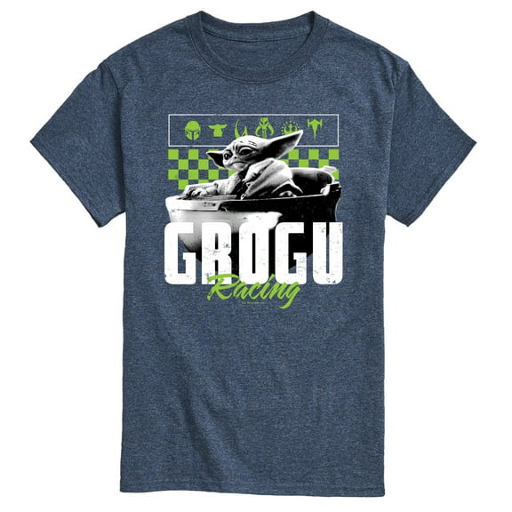 Star Wars - The Mandalorian Grogu Racing Jersey - Men's Short Sleeve Graphic T-Shirt
