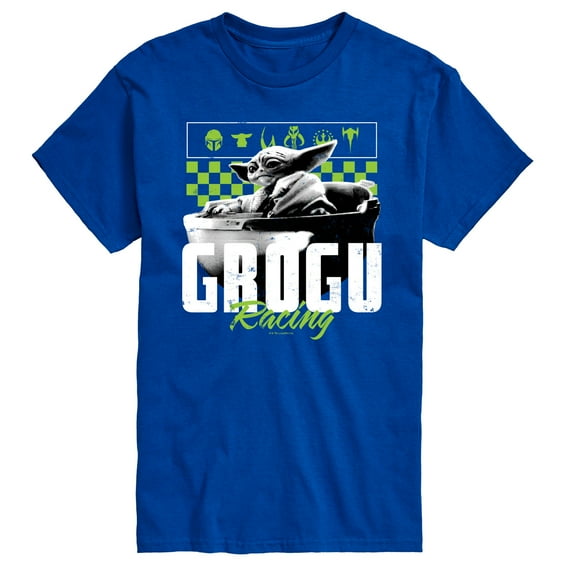 Star Wars - The Mandalorian Grogu Racing Jersey - Men's Short Sleeve Graphic T-Shirt