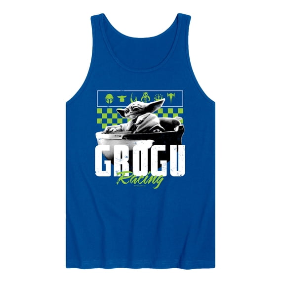 Star Wars - The Mandalorian Grogu Racing Jersey - Men's Sleeveless Graphic Tank