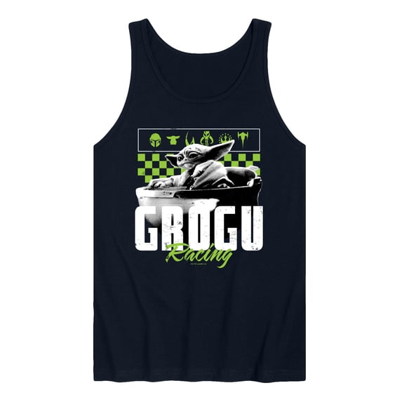 Star Wars - The Mandalorian Grogu Racing Jersey - Men's Sleeveless Graphic Tank