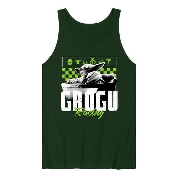 Star Wars - The Mandalorian Grogu Racing Jersey - Men's Sleeveless Graphic Tank