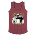 thumbnail image 1 of Star Wars - The Mandalorian Grogu Racing Jersey - Wo Men's Racerback Graphic Tank Top, 1 of 4