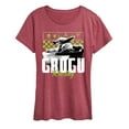 thumbnail image 1 of Star Wars - The Mandalorian Grogu Racing Jersey  - Wo Men's Short Sleeve Graphic T-Shirt, 1 of 4