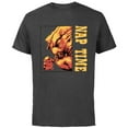 thumbnail image 1 of Star Wars The Mandalorian Grogu & Rancor Nap Time - Short Sleeve Cotton T-Shirt for Adults - Customized-Charcoal, 1 of 5