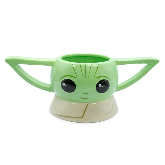 Star Wars: The Mandalorian Grogu Sculpted Ceramic Mug | Holds 20 Ounces