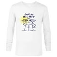 thumbnail image 1 of Star Wars The Mandalorian Grogu Small But Mighty - Long Sleeve T-Shirt for Men - Customized-White, 1 of 5