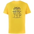 thumbnail image 1 of Star Wars The Mandalorian Grogu Small But Mighty - Short Sleeve Cotton T-Shirt for Adults - Customized-Yellow, 1 of 5