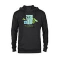 thumbnail image 1 of Star Wars The Mandalorian Grogu Small Packages Holiday Standard - Pullover Hoodie for Adults – Customized-Black, 1 of 5