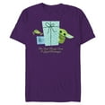 thumbnail image 1 of Star Wars The Mandalorian Grogu Small Packages Holiday Standard - Short Sleeve Blended T-Shirt for Adults – Customized-Purple, 1 of 5