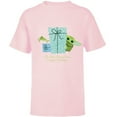thumbnail image 1 of Star Wars The Mandalorian Grogu Small Packages Holiday Standard - Short Sleeve T-Shirt for Kids – Customized-Soft Pink, 1 of 5