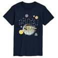 thumbnail image 1 of Star Wars - The Mandalorian Grogu Space Oversized - Men's Short Sleeve Graphic T-Shirt, 1 of 4