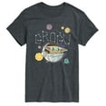 thumbnail image 1 of Star Wars - The Mandalorian Grogu Space Oversized - Men's Short Sleeve Graphic T-Shirt, 1 of 4