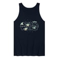 thumbnail image 1 of Star Wars - The Mandalorian Grogu Star Wars  - Men's Sleeveless Graphic Tank, 1 of 4