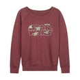 thumbnail image 1 of Star Wars - The Mandalorian Grogu Star Wars   - Wo Men's French Terry Long Sleeve Pullover, 1 of 5
