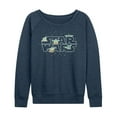 thumbnail image 1 of Star Wars - The Mandalorian Grogu Star Wars   - Wo Men's French Terry Long Sleeve Pullover, 1 of 5