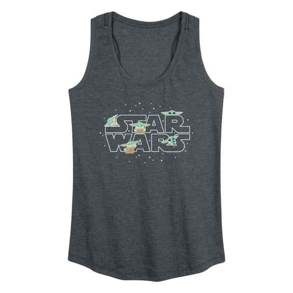 Star Wars - The Mandalorian Grogu Star Wars  - Wo Men's Racerback Graphic Tank Top