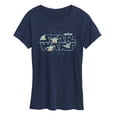 thumbnail image 1 of Star Wars - The Mandalorian Grogu Star Wars   - Wo Men's Short Sleeve Graphic T-Shirt, 1 of 4