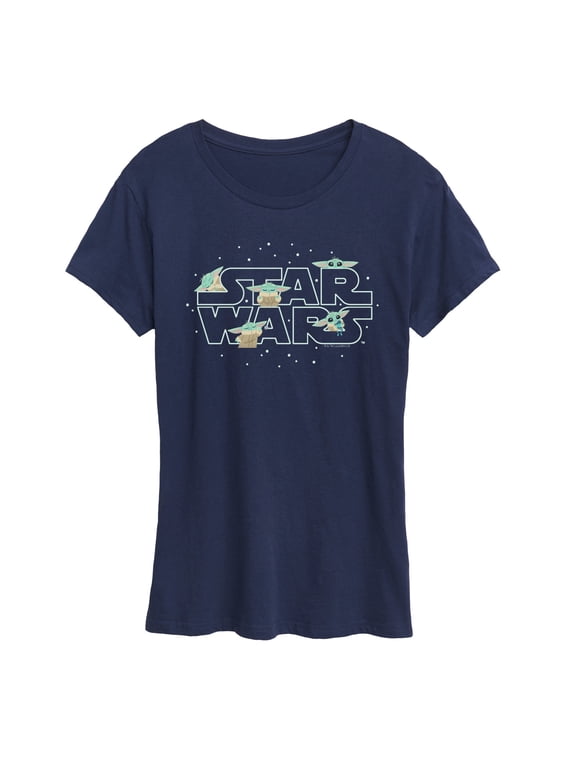 - The Mandalorian Grogu Star Wars Women's Short Sleeve Graphic T-Shirt