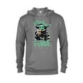 thumbnail image 1 of Star Wars The Mandalorian Grogu Strong with the Force - Pullover Hoodie for Adults - Customized-Athletic Heather, 1 of 5