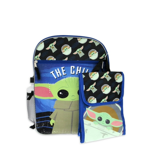 Star Wars The Mandalorian Grogu The Child Baby Yoda Black Backpack