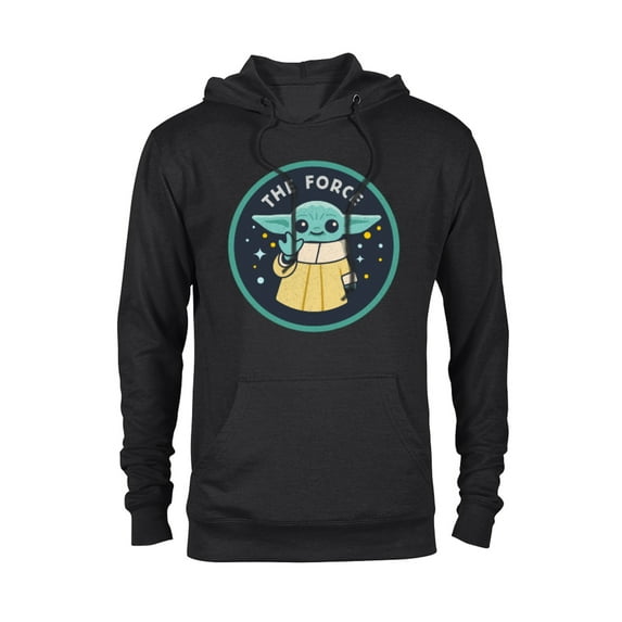 Star Wars The Mandalorian Grogu The Force - Pullover Hoodie for Adults – Customized-Black
