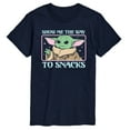 thumbnail image 1 of Star Wars - The Mandalorian Grogu The Way To Snacks - Men's Short Sleeve Graphic T-Shirt, 1 of 5