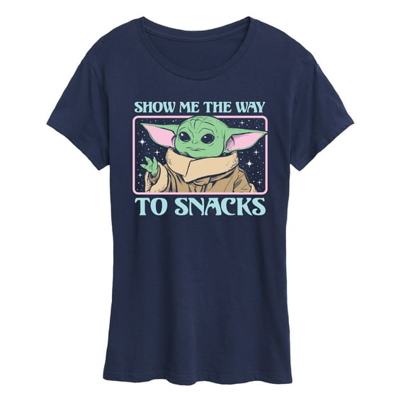 Star Wars - The Mandalorian Grogu The Way To Snacks  - Wo Men's Short Sleeve Graphic T-Shirt