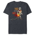 thumbnail image 1 of Star Wars The Mandalorian Grogu This is The Way Halloween - Short Sleeve Blended T-Shirt for Adults - Customized-Denim Snow Heather, 1 of 5