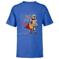 thumbnail image 1 of Star Wars The Mandalorian Grogu This is The Way Halloween - Short Sleeve T-Shirt for Kids - Customized-Royal, 1 of 5