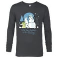 thumbnail image 1 of Star Wars The Mandalorian Grogu Tis the Season Holiday Standard - Long Sleeve T-Shirt for Men – Customized-Charcoal Heather, 1 of 5