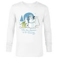 thumbnail image 1 of Star Wars The Mandalorian Grogu Tis the Season Holiday Standard - Long Sleeve T-Shirt for Men – Customized-White, 1 of 5