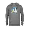 thumbnail image 1 of Star Wars The Mandalorian Grogu Tis the Season Holiday Standard - Pullover Hoodie for Adults – Customized-Graphite Heather, 1 of 5