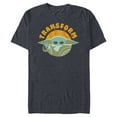 thumbnail image 1 of Star Wars The Mandalorian Grogu Transform - Short Sleeve Blended T-Shirt for Adults - Customized-Navy Heather, 1 of 5